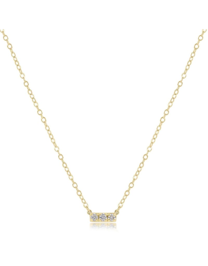 Enewton 14K Gold & Diamond Significance Bar Necklace