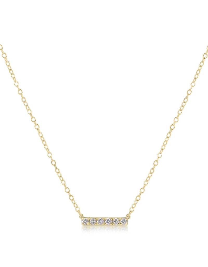 Enewton 14K Gold & Diamond Significance Bar Necklace