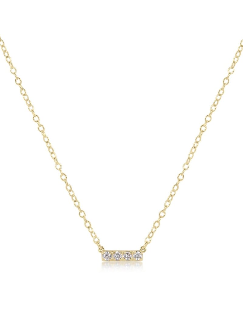 Enewton 14K Gold & Diamond Significance Bar Necklace