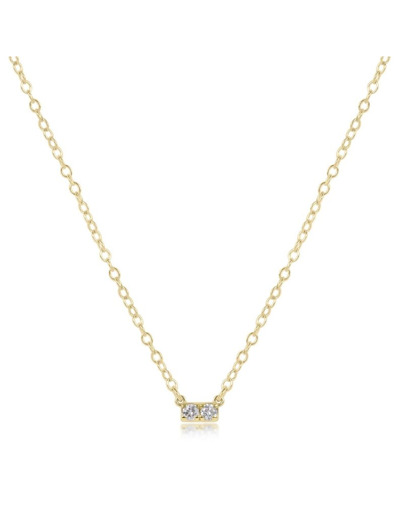 Enewton 14K Gold & Diamond Significance Bar Necklace