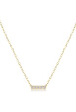 Enewton 14K Gold & Diamond Significance Bar Necklace