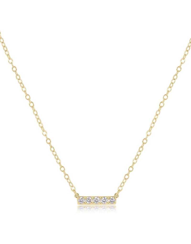 Enewton 14K Gold & Diamond Significance Bar Necklace