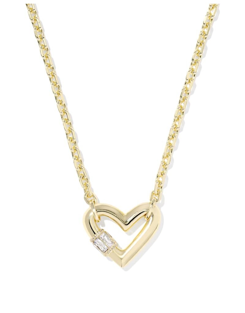 Kendra Scott Emery Heart Pendant Necklace