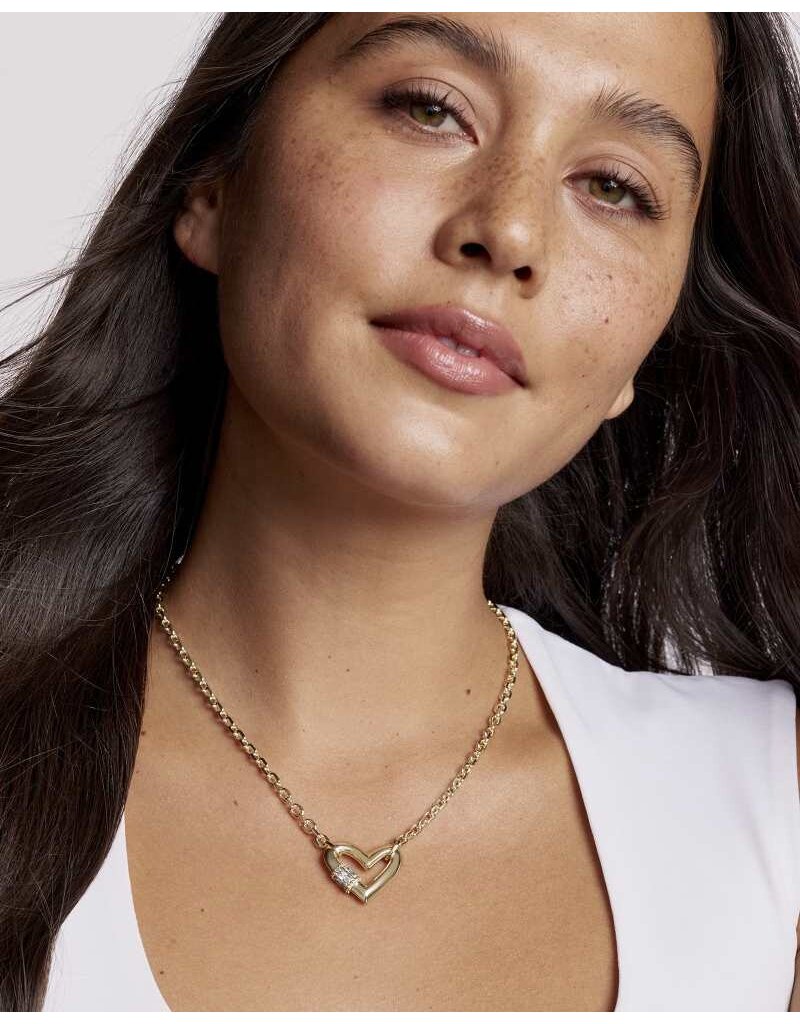 Kendra Scott Emery Heart Pendant Necklace