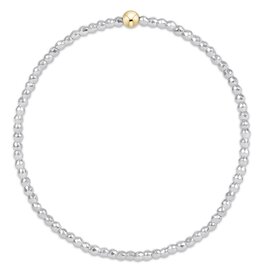 Enewton Extends Bright Silver Faceted Hematite Bead Bracelet
