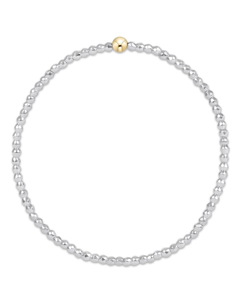 Enewton Extends Bright Silver Faceted Hematite Bead Bracelet