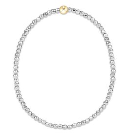 Enewton Silver Faceted Hematite Bead Bracelet