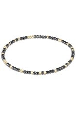 Enewton Hope Unwritten Silver Faceted Hematite Bead Bracelet
