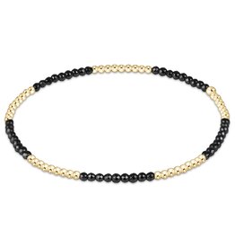 Enewton Blissful Pattern 2mm Hematite Bead Bracelet