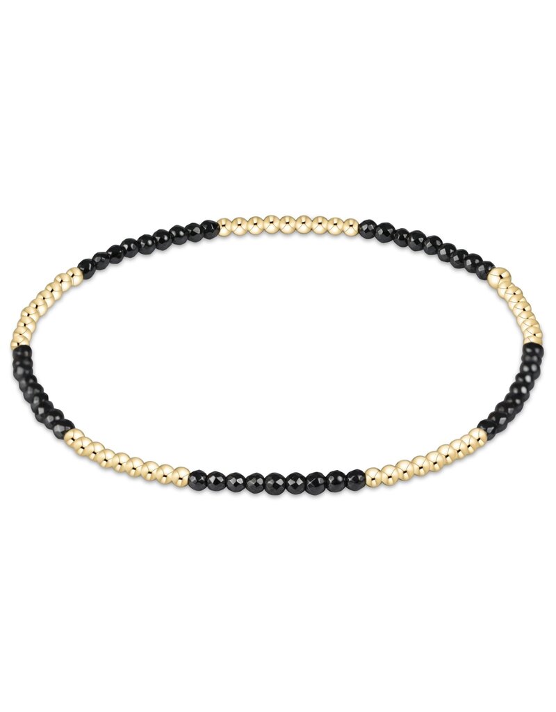 Enewton Blissful Pattern 2mm Hematite Bead Bracelet
