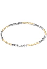 Enewton Blissful Pattern 2mm Hematite Bead Bracelet