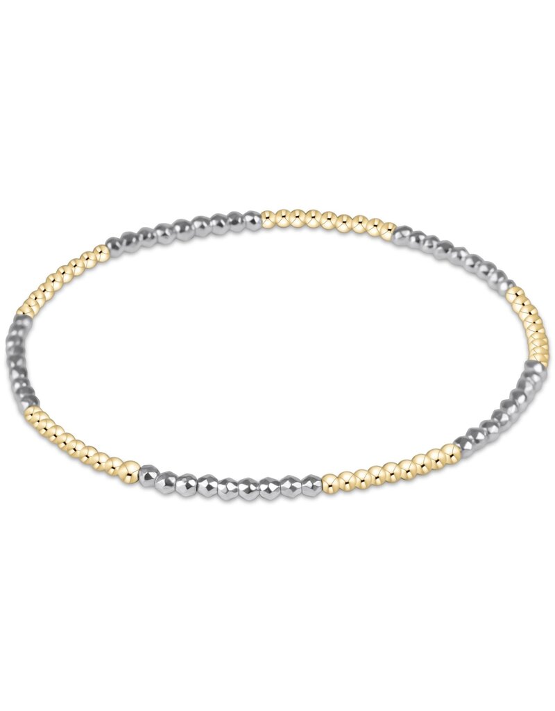 Enewton Blissful Pattern 2mm Hematite Bead Bracelet