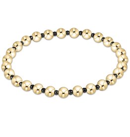Enewton Extends Faceted Hematite Grateful Pattern Bead Bracelet