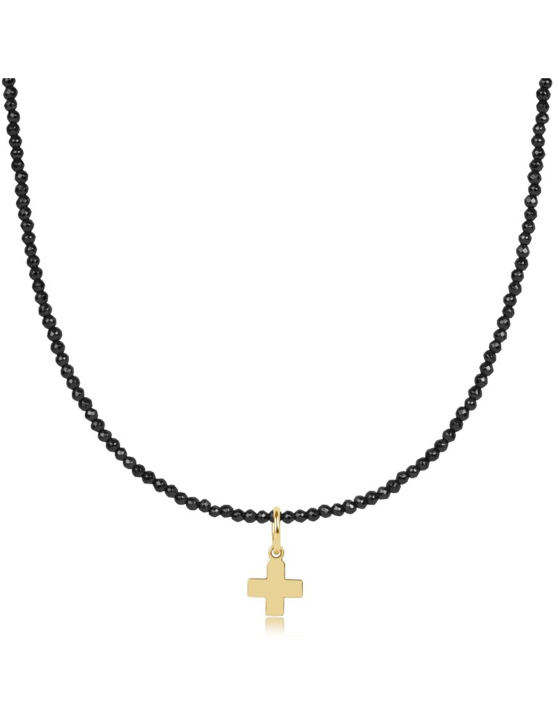 Enewton 15" Choker Faceted Hematite