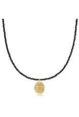 Enewton 15" Choker Faceted Hematite