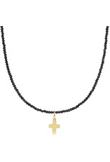 Enewton 17" Choker Faceted Hematite