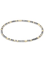 Enewton Extends Hope Unwritten Bright Silver Faceted Hematite Bead Bracelet