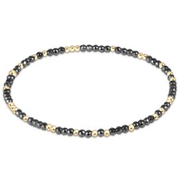 Enewton Extends Hope Unwritten Silver Faceted Hematite Bead Bracelet