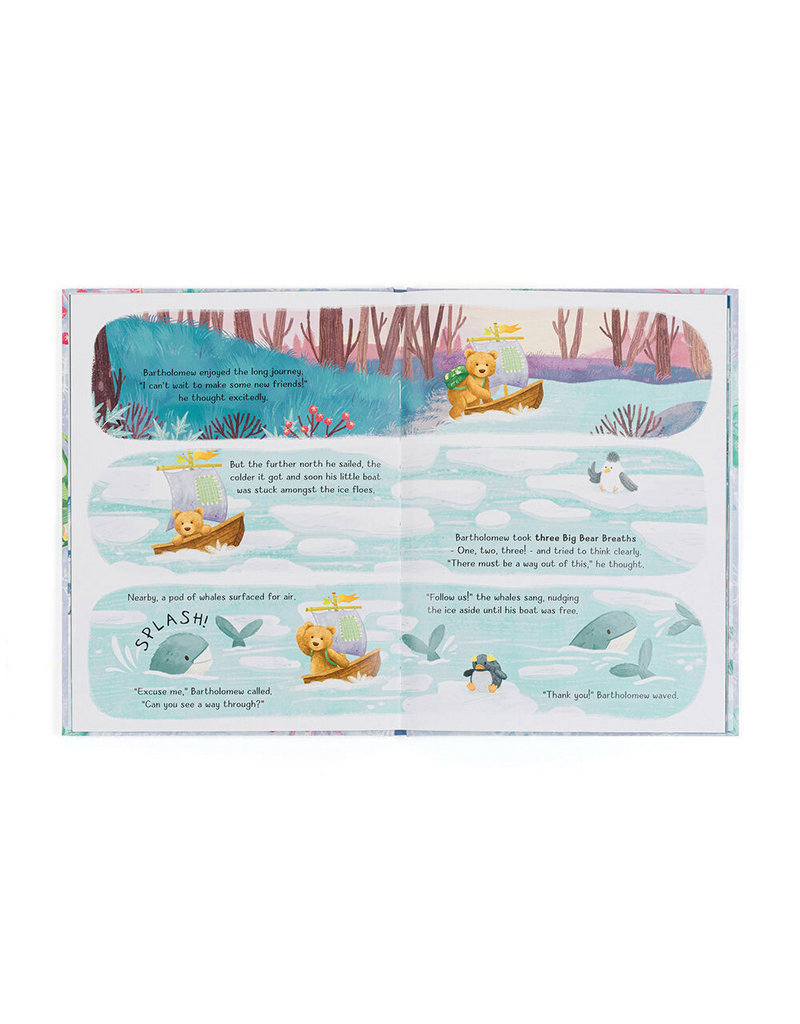 Jellycat Bartholomew Bear And The Snow Giants Book