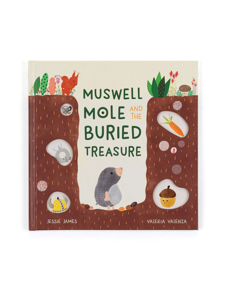 Jellycat Muswell Mole and the Buried Treasure Book