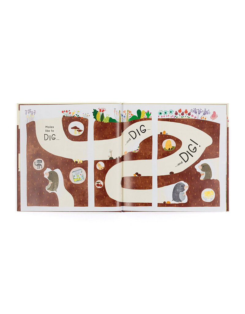 Jellycat Muswell Mole and the Buried Treasure Book