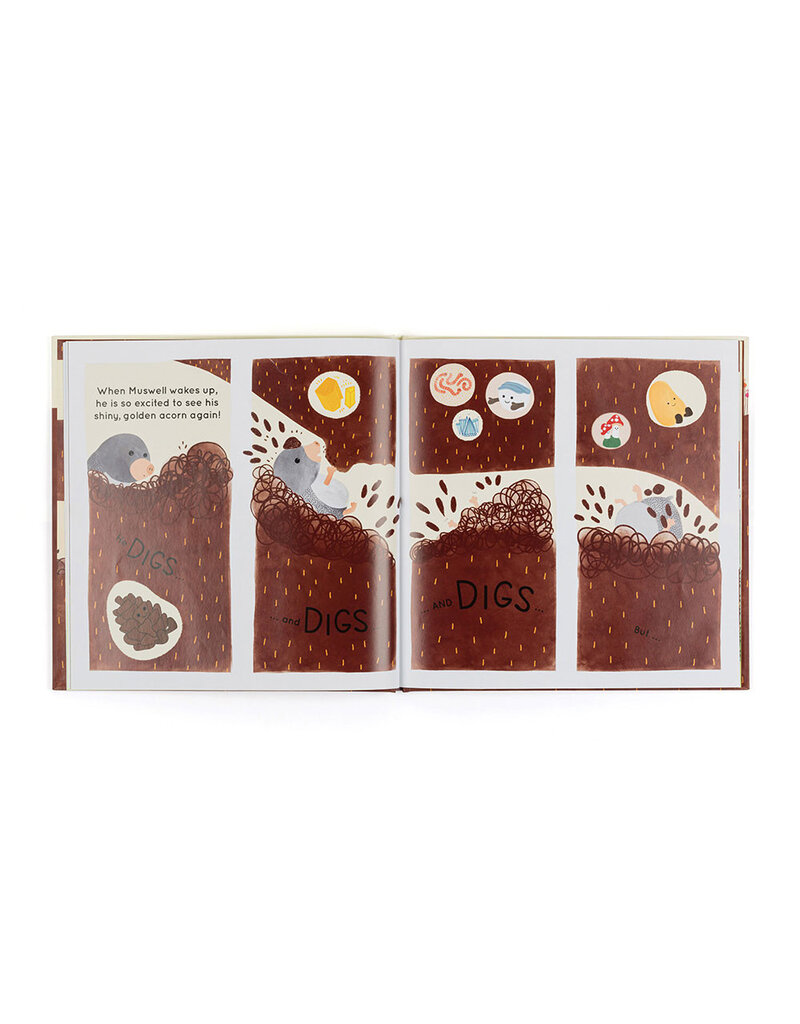 Jellycat Muswell Mole and the Buried Treasure Book