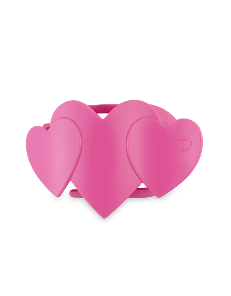 Teleties Heart to Heart Flat Hair Clip - Medium