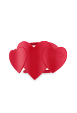 Teleties Heart to Heart Flat Hair Clip - Medium