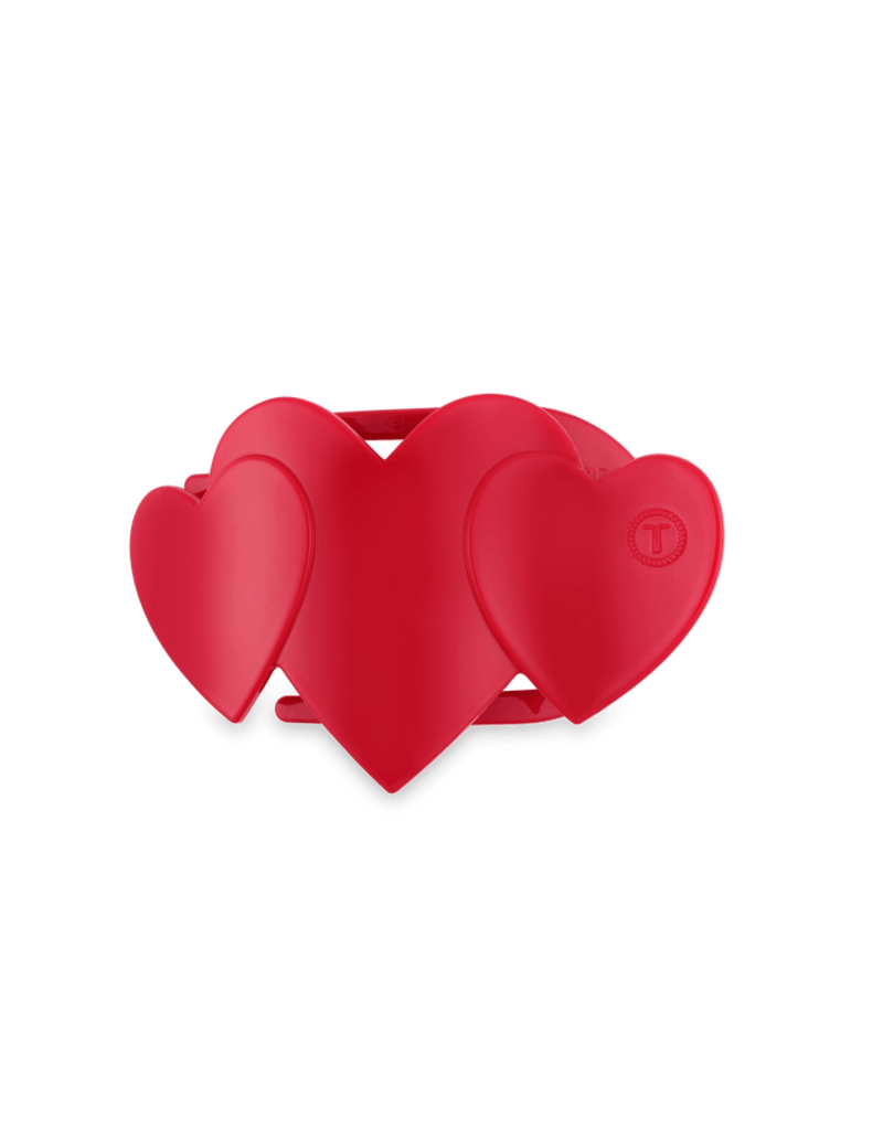 Teleties Heart to Heart Flat Hair Clip - Small