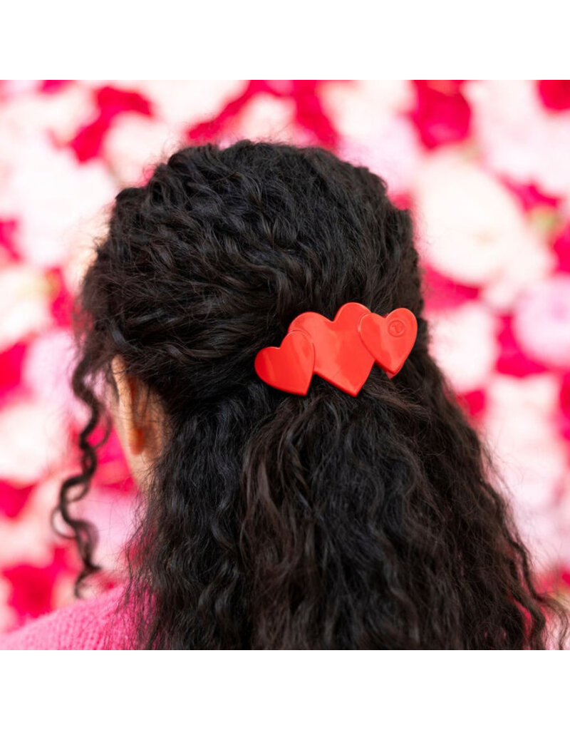 Teleties Heart to Heart Flat Hair Clip - Small
