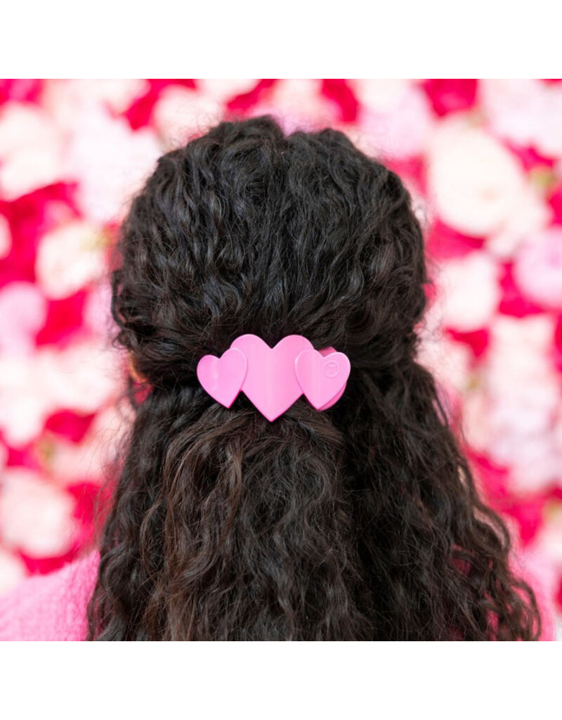 Teleties Heart to Heart Flat Hair Clip - Small