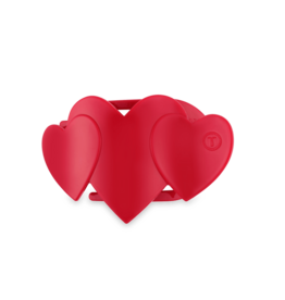 Teleties Heart to Heart Flat Hair Clip - Tiny