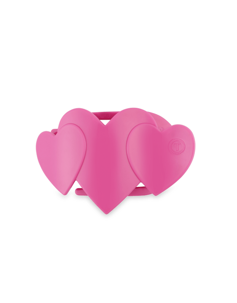 Teleties Heart to Heart Flat Hair Clip - Tiny