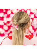 Teleties Classic Small Teleties Hair Clip - Valentines