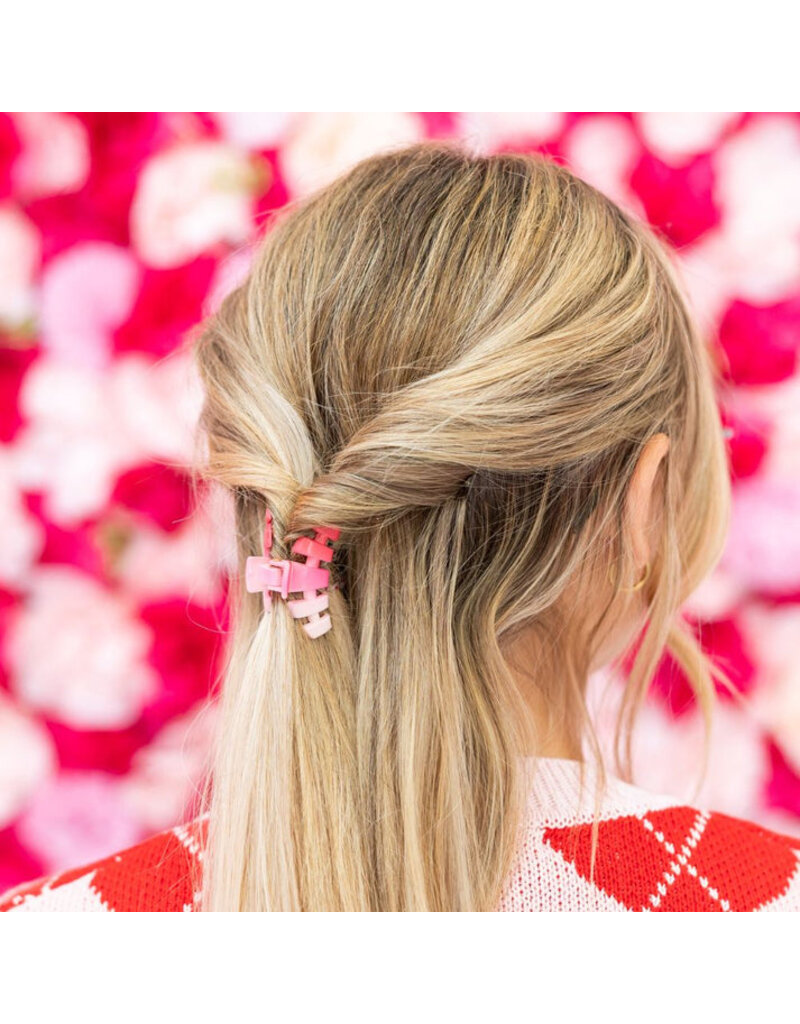 Teleties Classic Tiny Teleties Hair Clip - Valentines