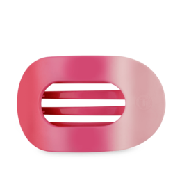 Teleties Large Flat Round Clip - Valentines