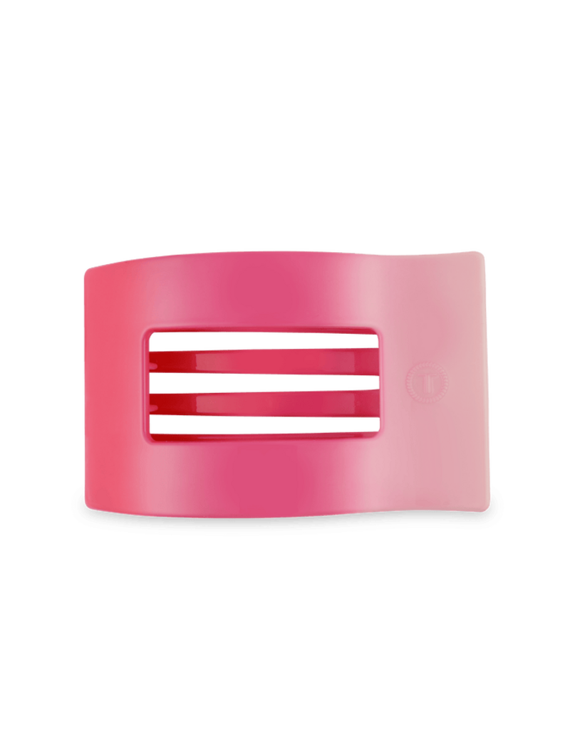 Teleties Flat Rectangle Hair Clip - Valentines - Large