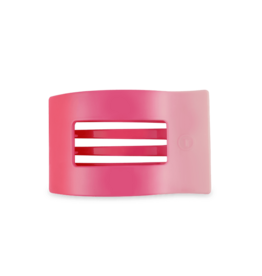 Teleties Flat Rectangle Hair Clip - Valentines - Medium