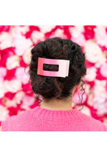Teleties Flat Rectangle Hair Clip - Valentines - Medium