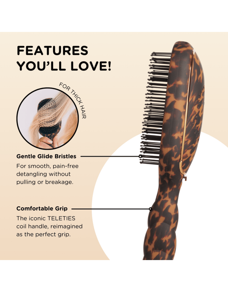 Teleties Teleties Detangler Hair Brush - Thick Hair
