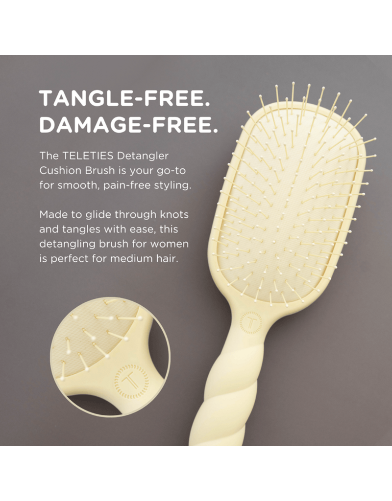 Teleties Teleties Detangler Hair Brush - Medium Hair