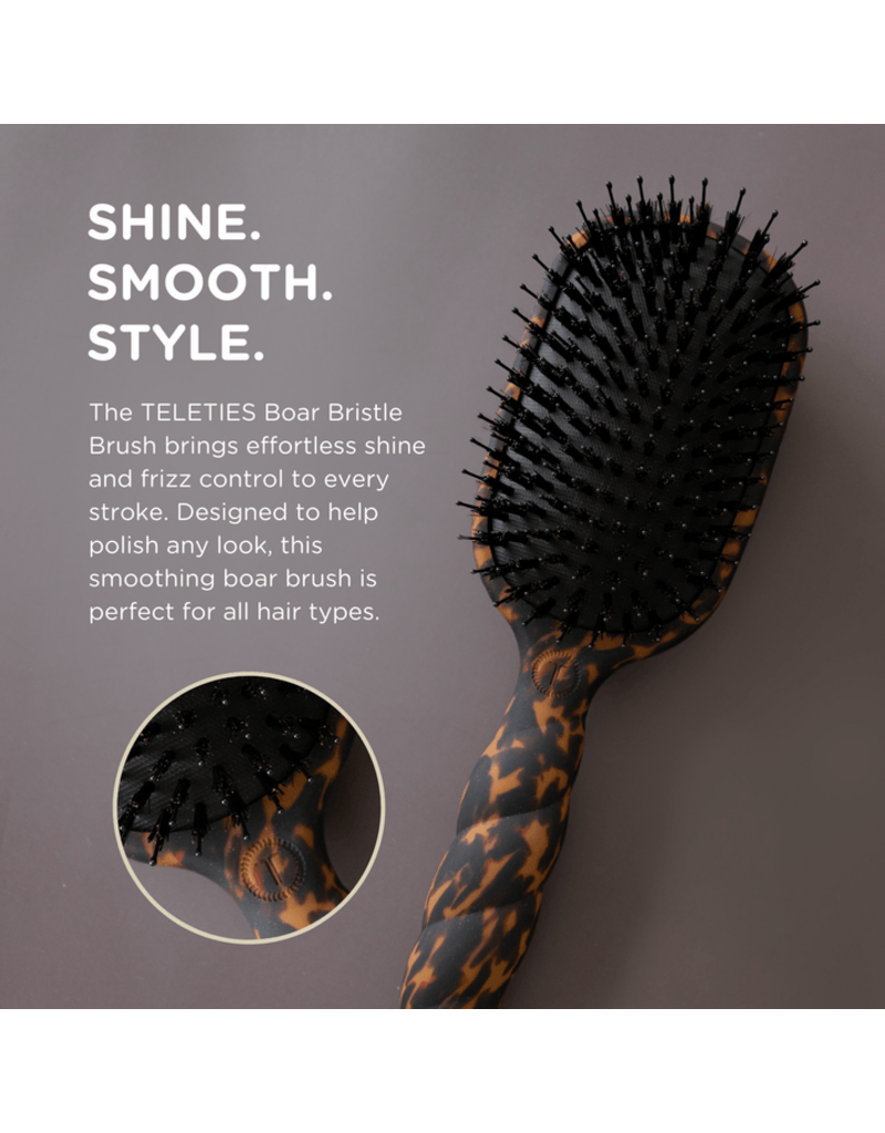 Teleties Teleties Boar Bristle Hair Brush