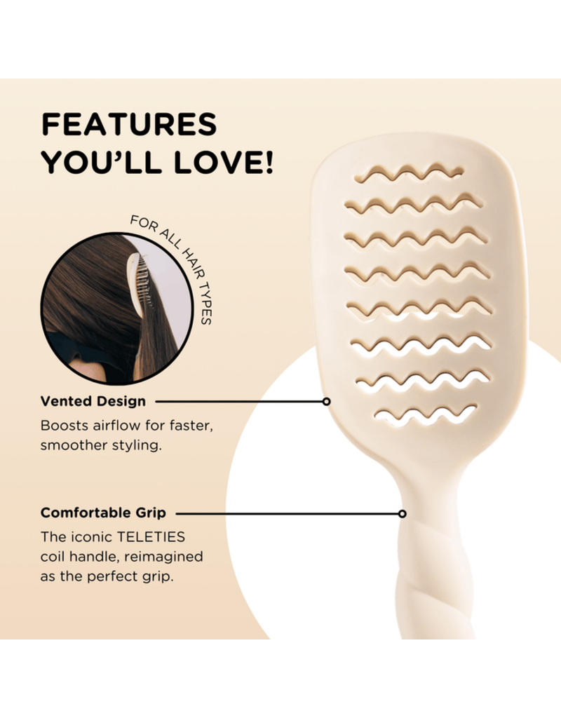 Teleties Teleties Vented Hair Brush