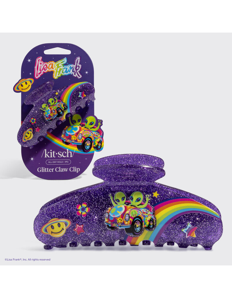 Kitsch Lisa Frank x Kitsch Glitter Claw Clip