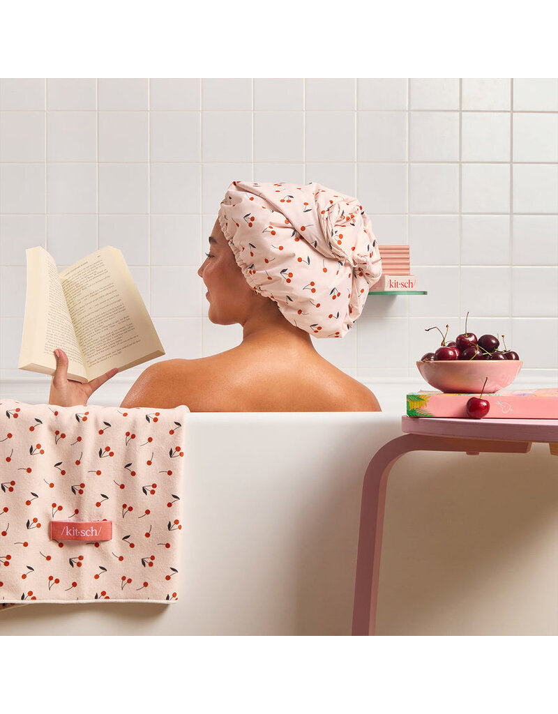 Kitsch Satin-Lined Flexi Shower Cap