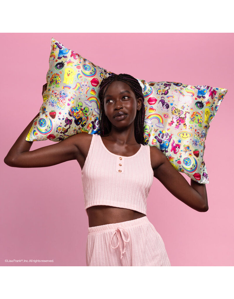 Kitsch Lisa Frank x Kitsch Standard Satin Pillow Case