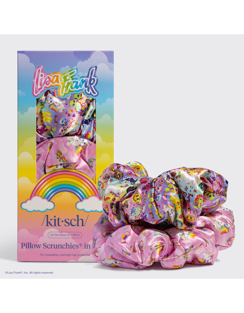 Kitsch Lisa Frank x Kitsch Pillow Scrunchies Satin