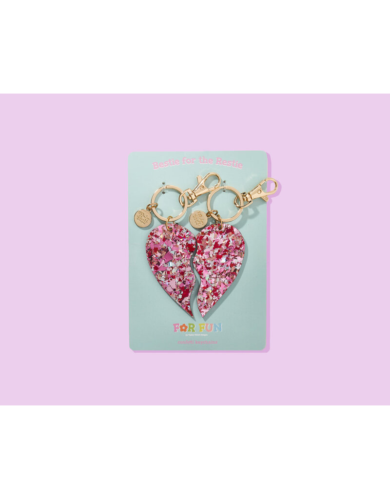 Taylor Elliott Designs For Fun Confetti Keychain