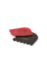 Lodge Cast Iron Scraper Set 1 Red, 1 Black Grill Scraper