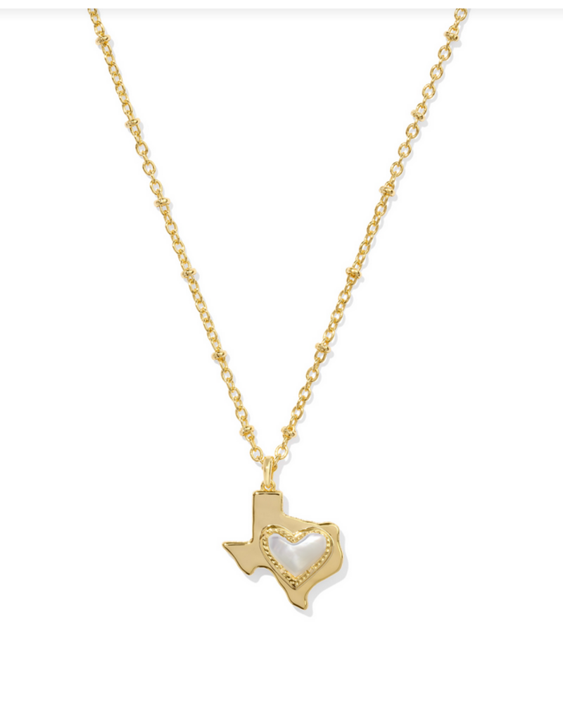 Kendra Scott Ari Heart Texas Pendant Necklace